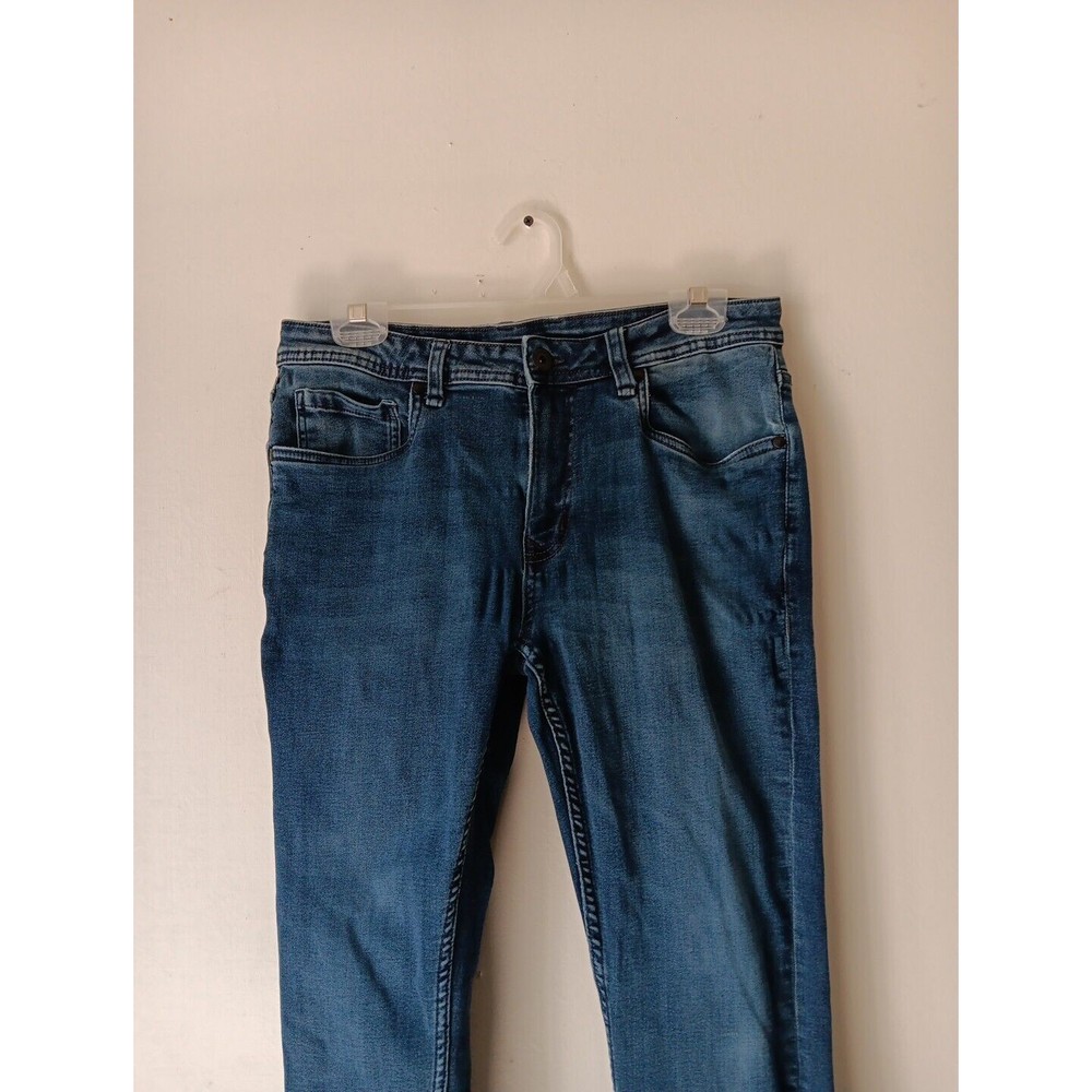 The Perfect Jean NYC Skinny Fit Jeans Stretch Denim Mens 31x30 Blue Pants Cotton - Picture 15 of 16